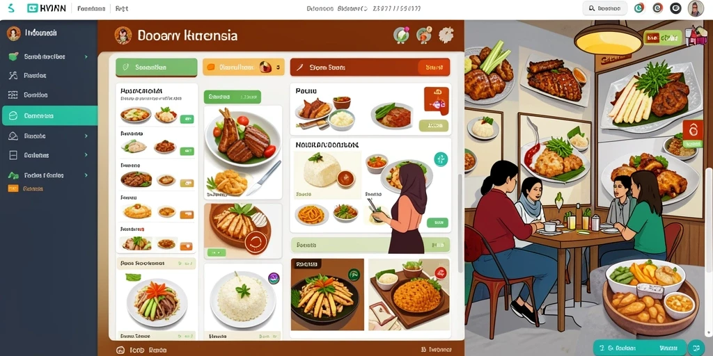 Tampilan antarmuka pengguna yang mudah dipahami.